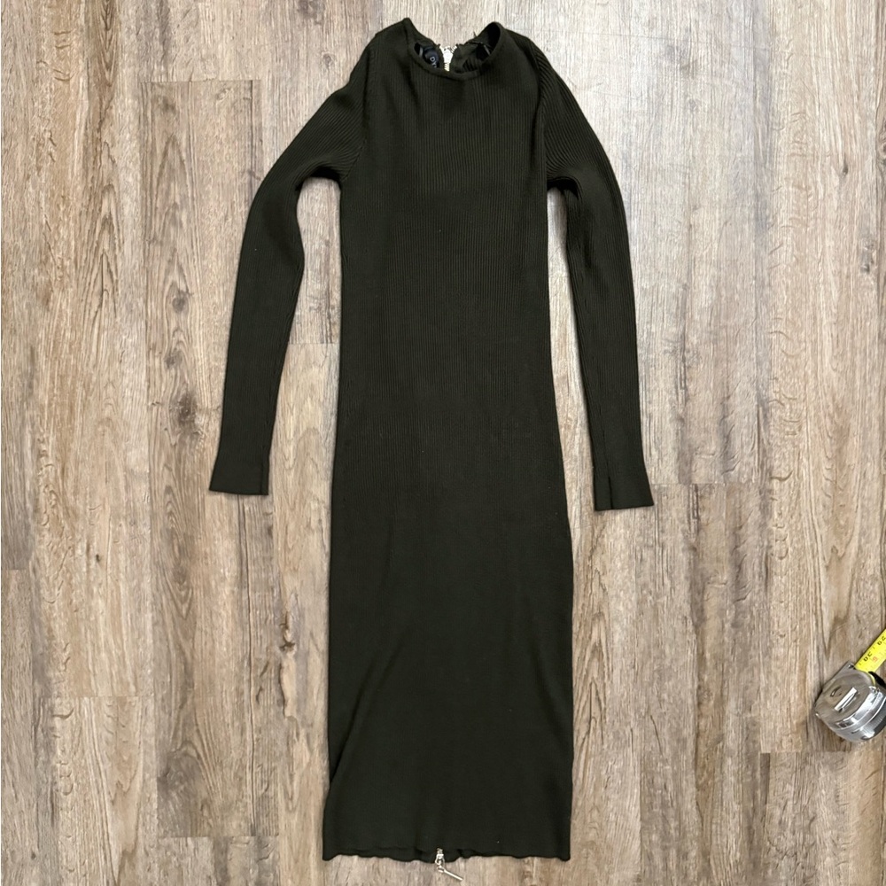 Dynamite • Full Zipper Back Bodycon Dress - Picture 2 of 8